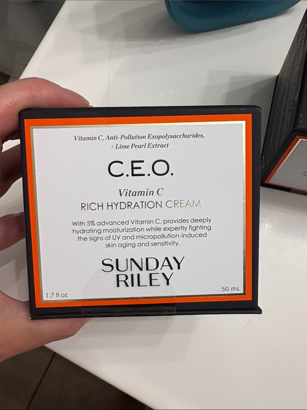 NWT Sunday Riley CEO Vit C Rich Hyrdration Cream